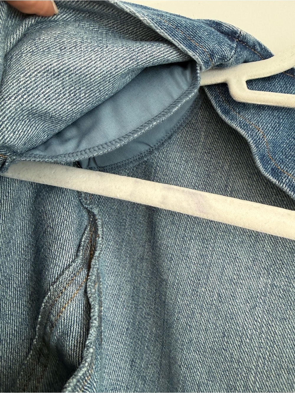 Cropped Denim Jacket.  Size Small. - Picture 12 of 12